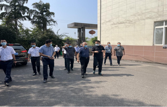 區領導來我司視察防疫物資儲備工作